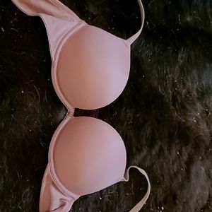 Pink Victoria secret bra. Wear everywhere super push up. Pinkish purple 32b